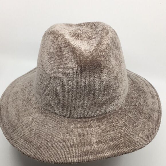 Forever 21 Chenille Fedora Hat Oatmeal/Tan Taupe - Picture 13 of 14
